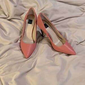 Pink summer heels